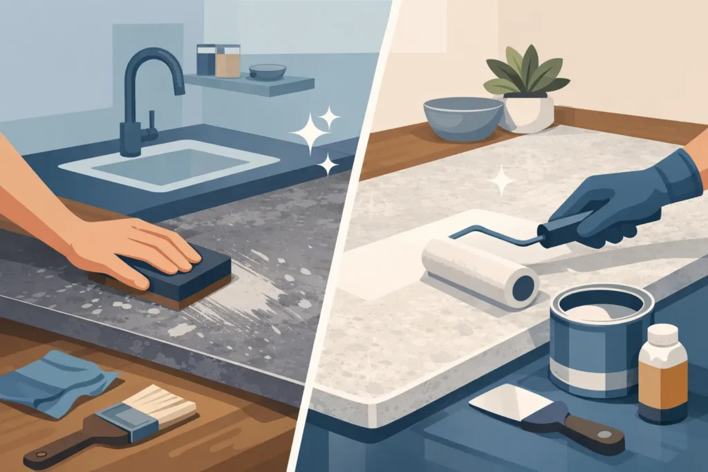 How to Resurface Laminate Worktops Properly