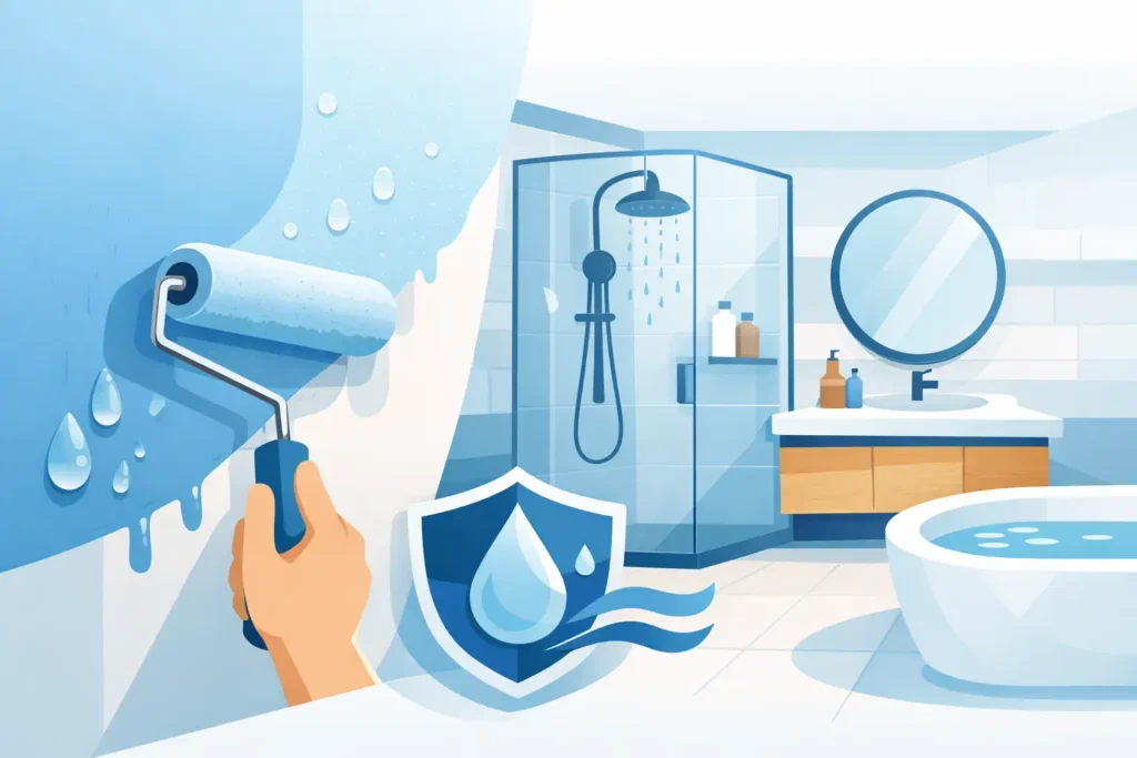 Waterproof Wall Coating for Bathrooms