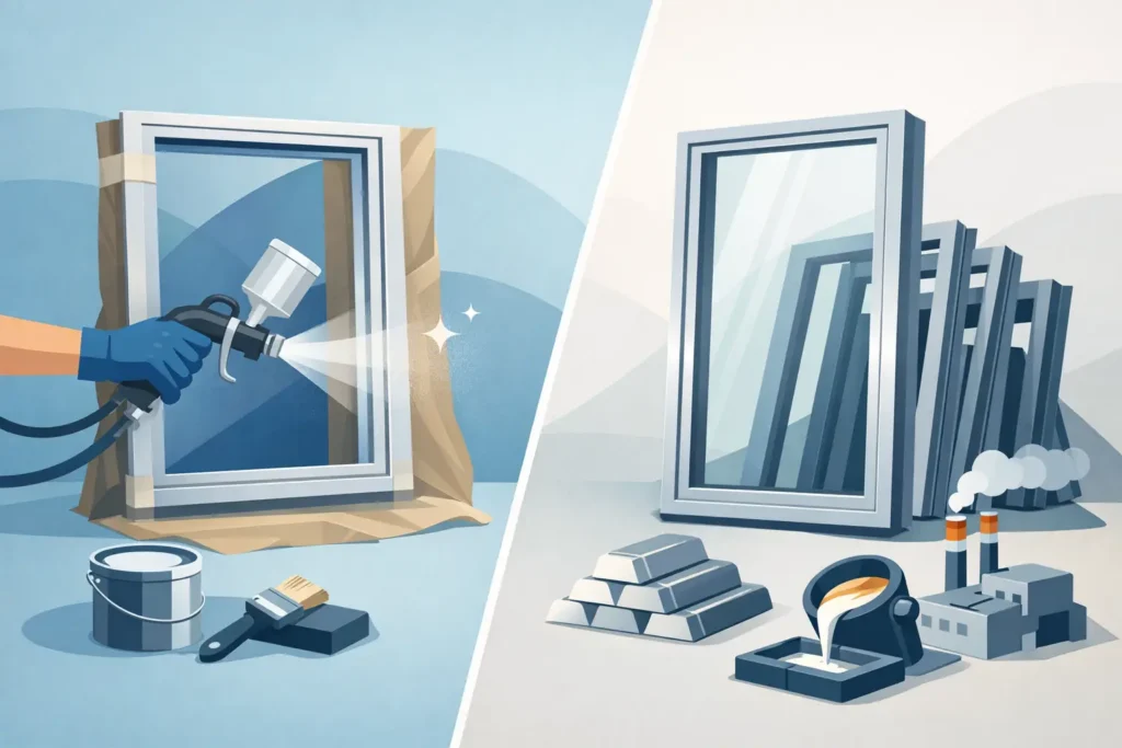 Aluminium Refinishing Versus Replacement Compared