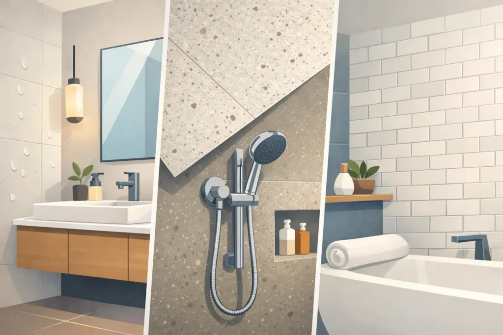 Durable Bathroom Wall Finishes That Last