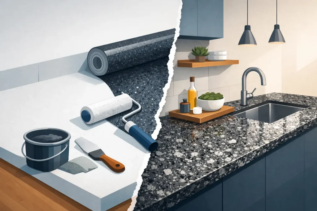 Is a Granite Look Worktop Makeover Worth It?