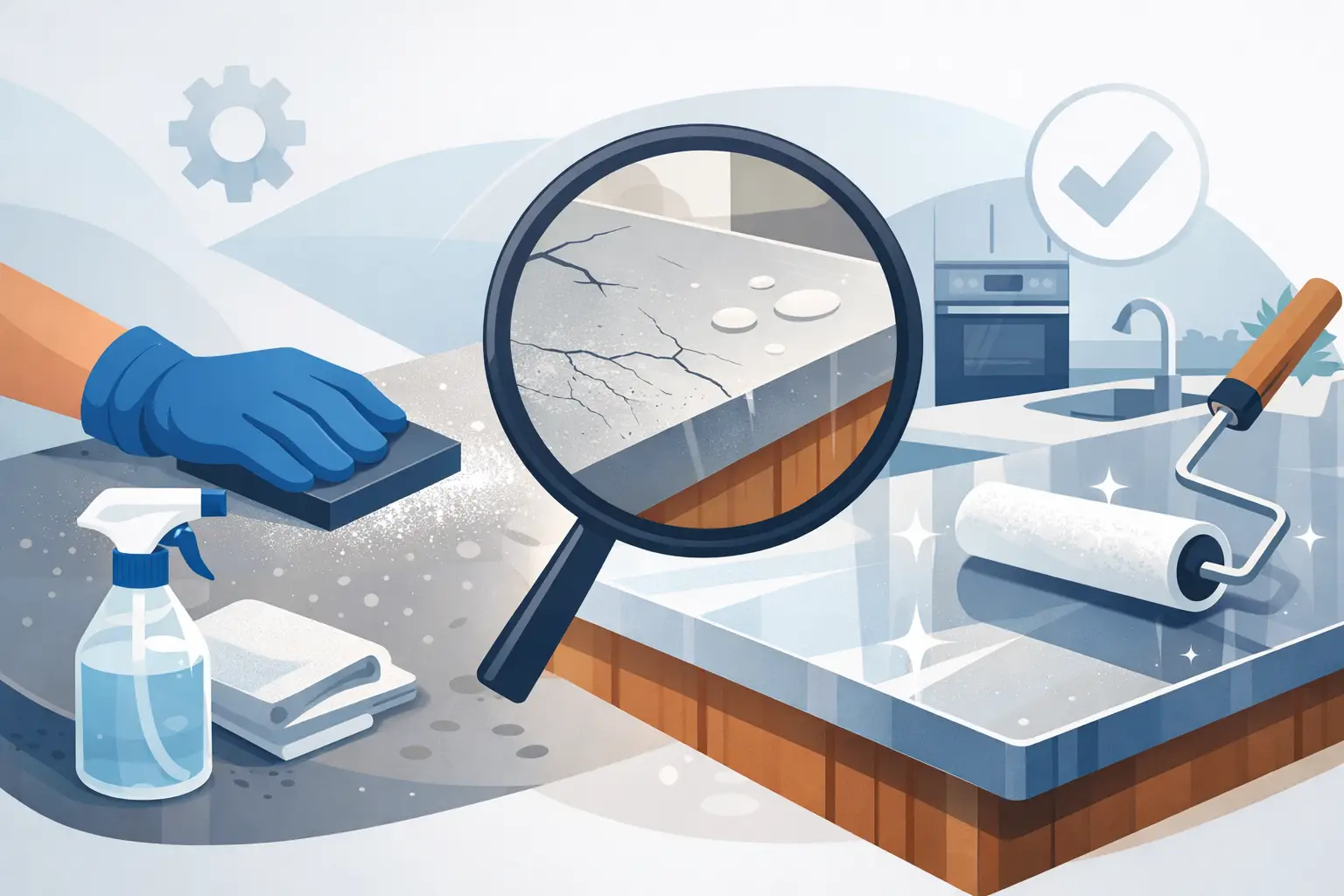 Why Worktop Coating Preparation Matters Most