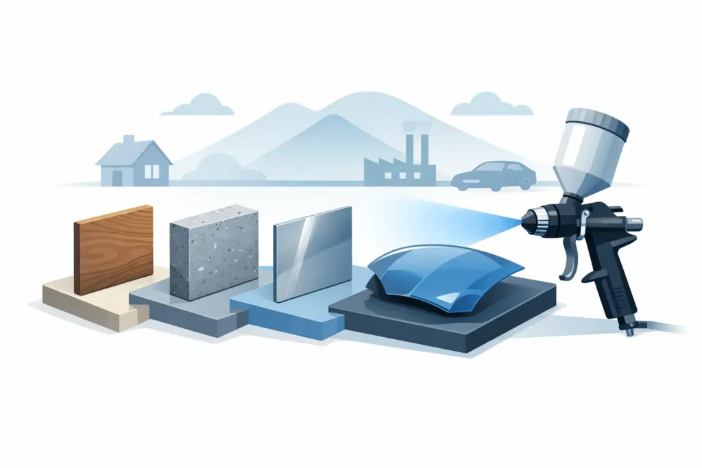 Which Surfaces Accept Spray Coatings Best?